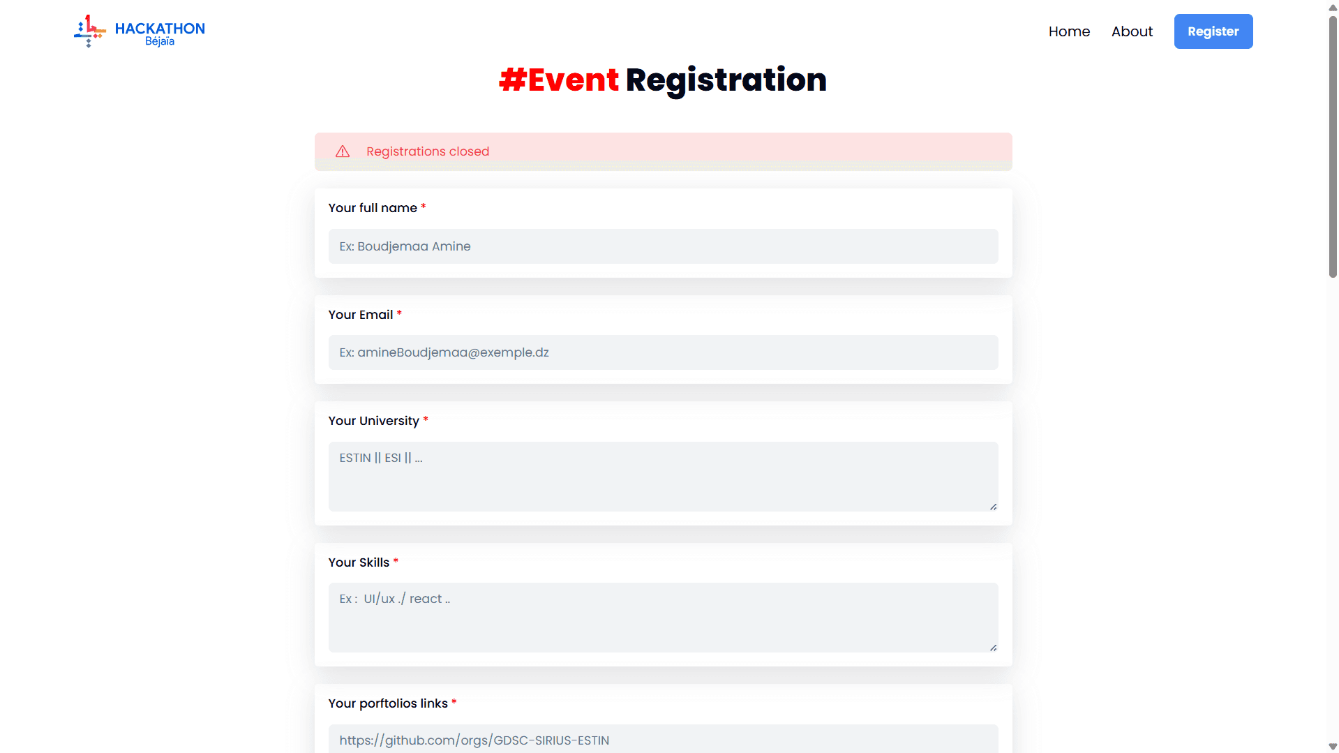 GDSC ESTIN Hackathon Registration — thumbnail 2